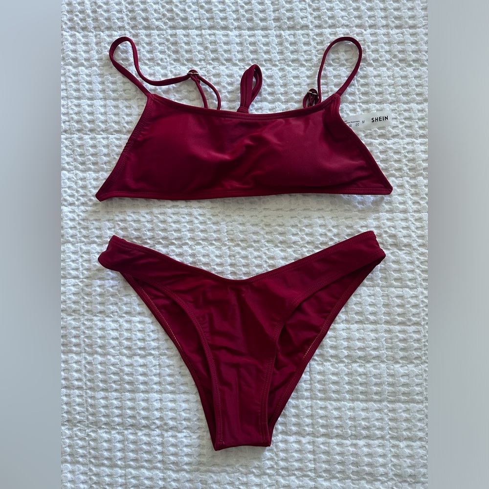 SHEIN Women's Red Bikini Set